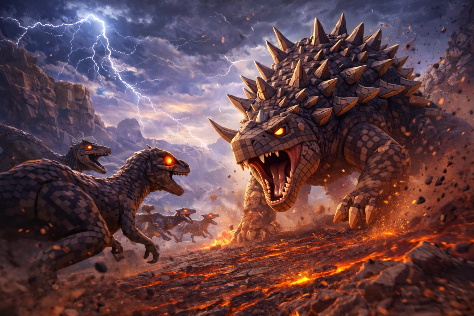 Prior Extinction Dinosaur Survival Banner